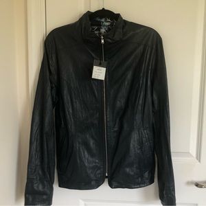 Two sided leather jacket